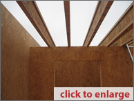 Deck out first floor, align and fit PB plate.